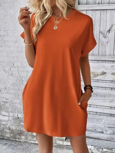 Classic Tee Short-Sleeve Cotton Mini Dress
