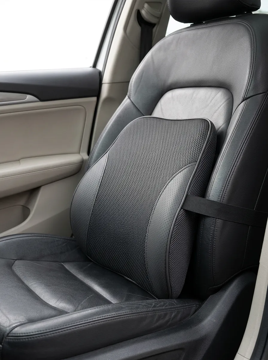Layered Mesh Ergonomic Lumbar Support Cushion