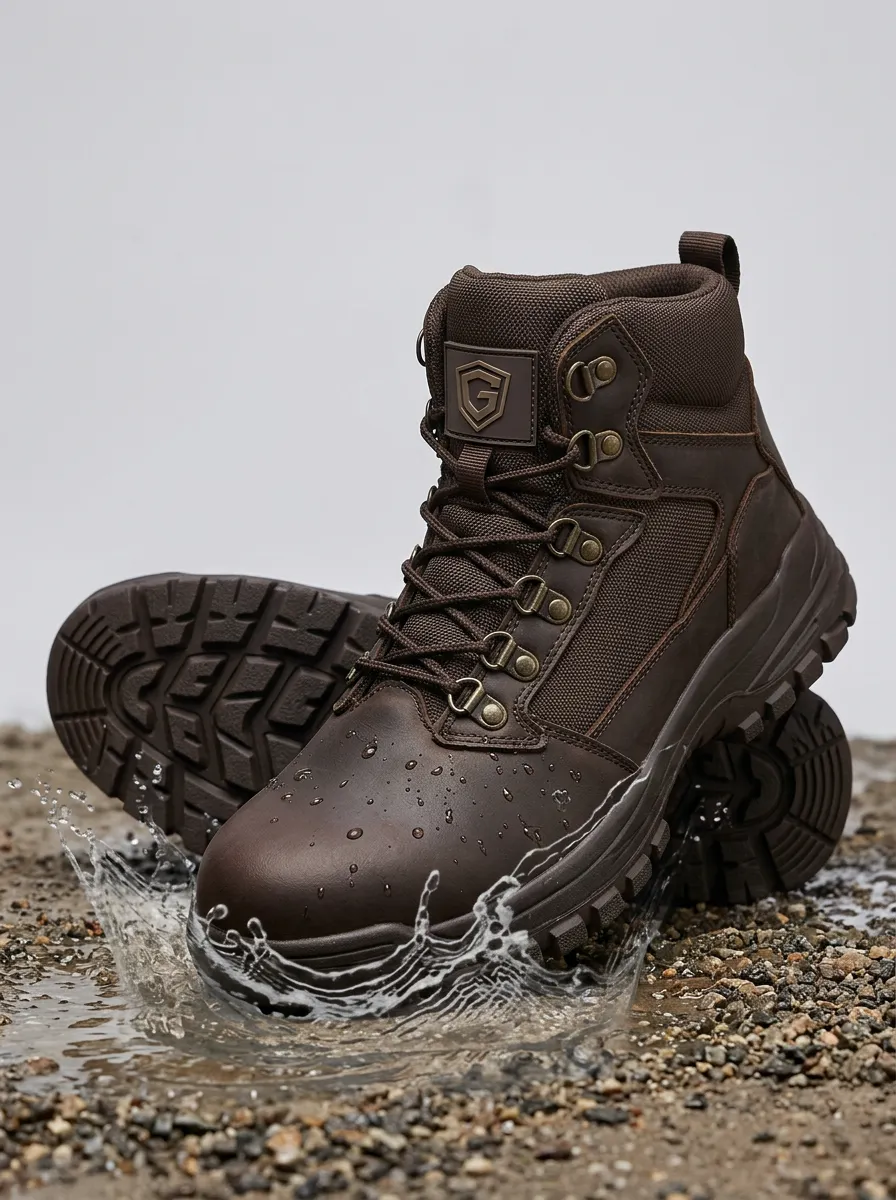 Comfort Tactical Finish Men' Waterproof Work Boots