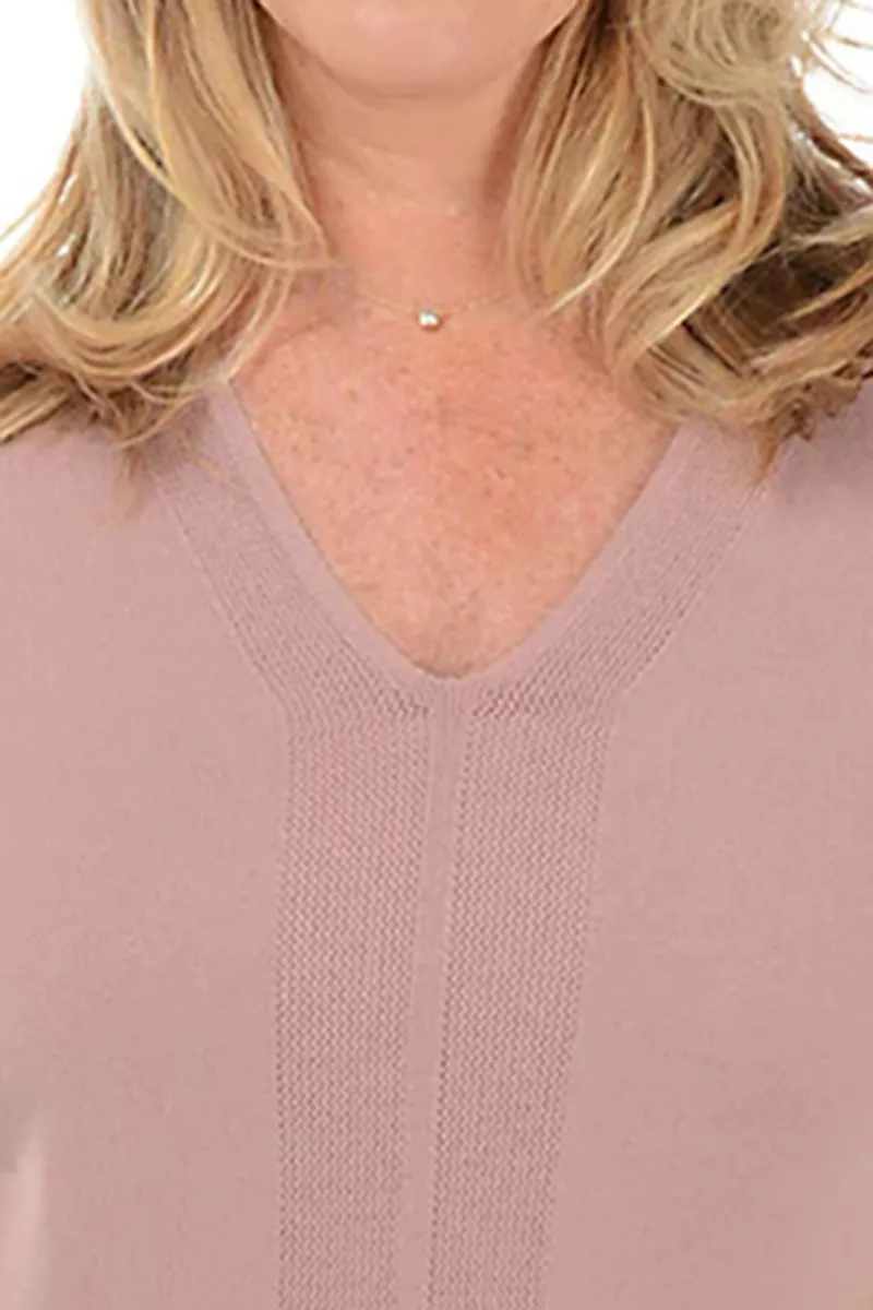 Solid Pointelle Cap Sleeve Sweater