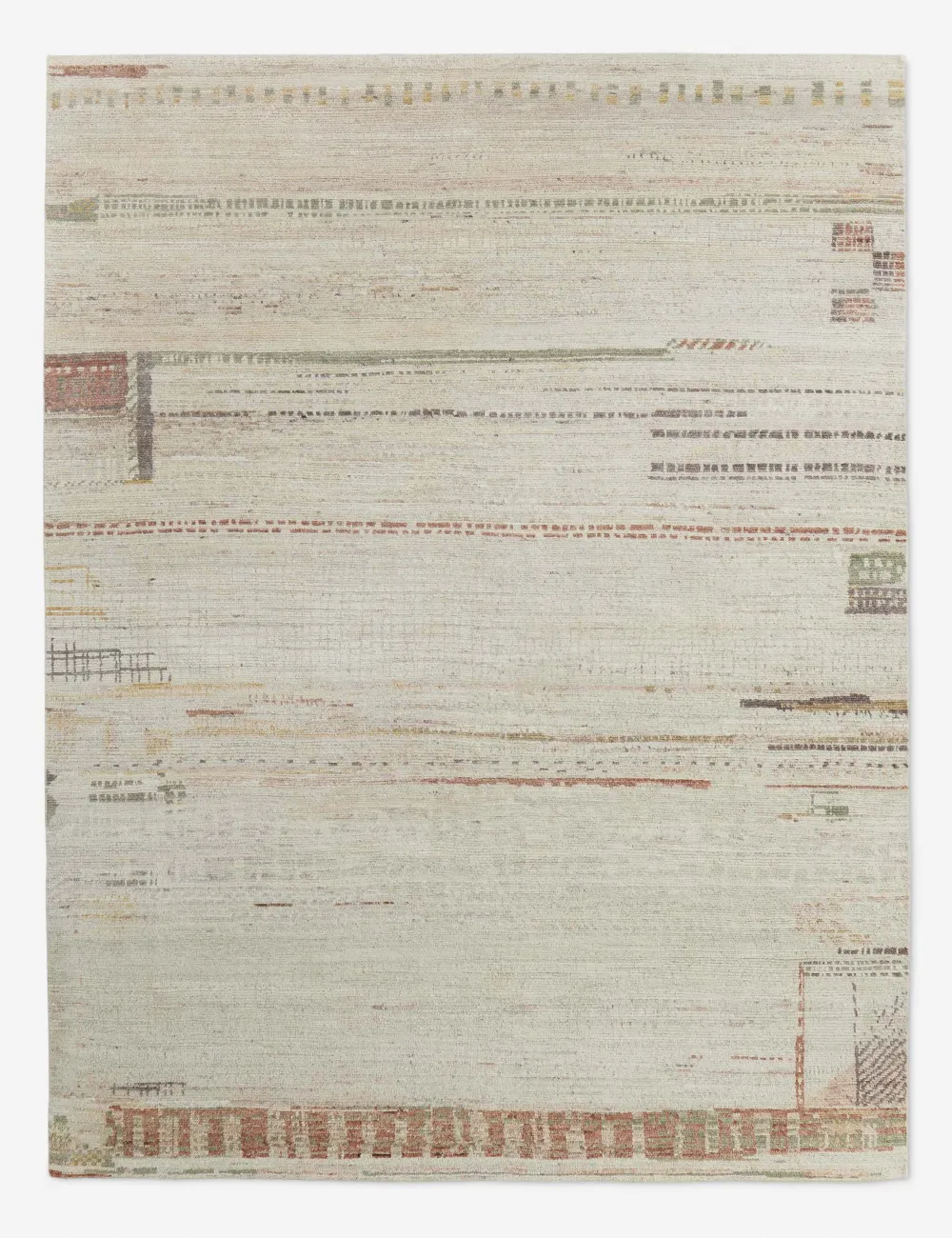 Plush Hand Knotted Wool Area Rug