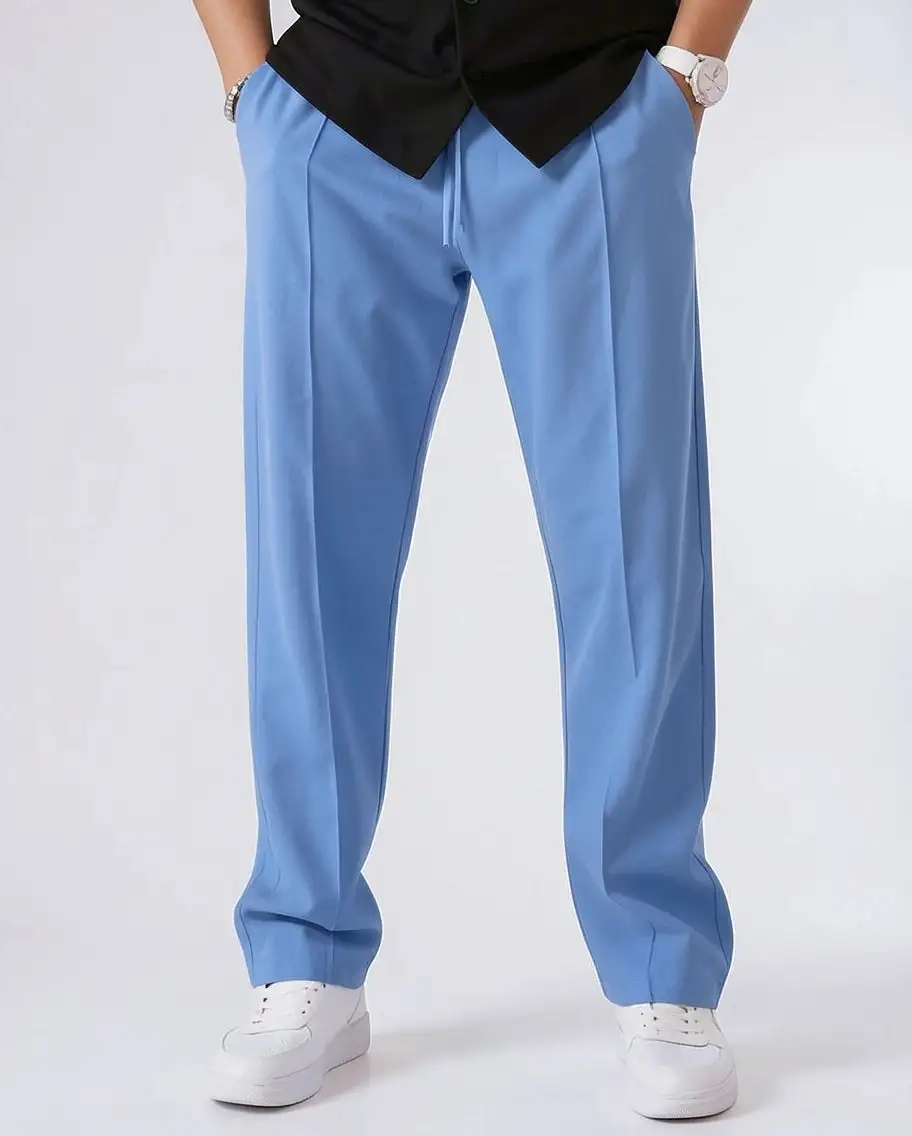 Modern Straight Leg Casual Pants