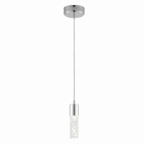 Single-Light Bubble Acrylic Iron Modern Minimalist Integrated LED Pendant