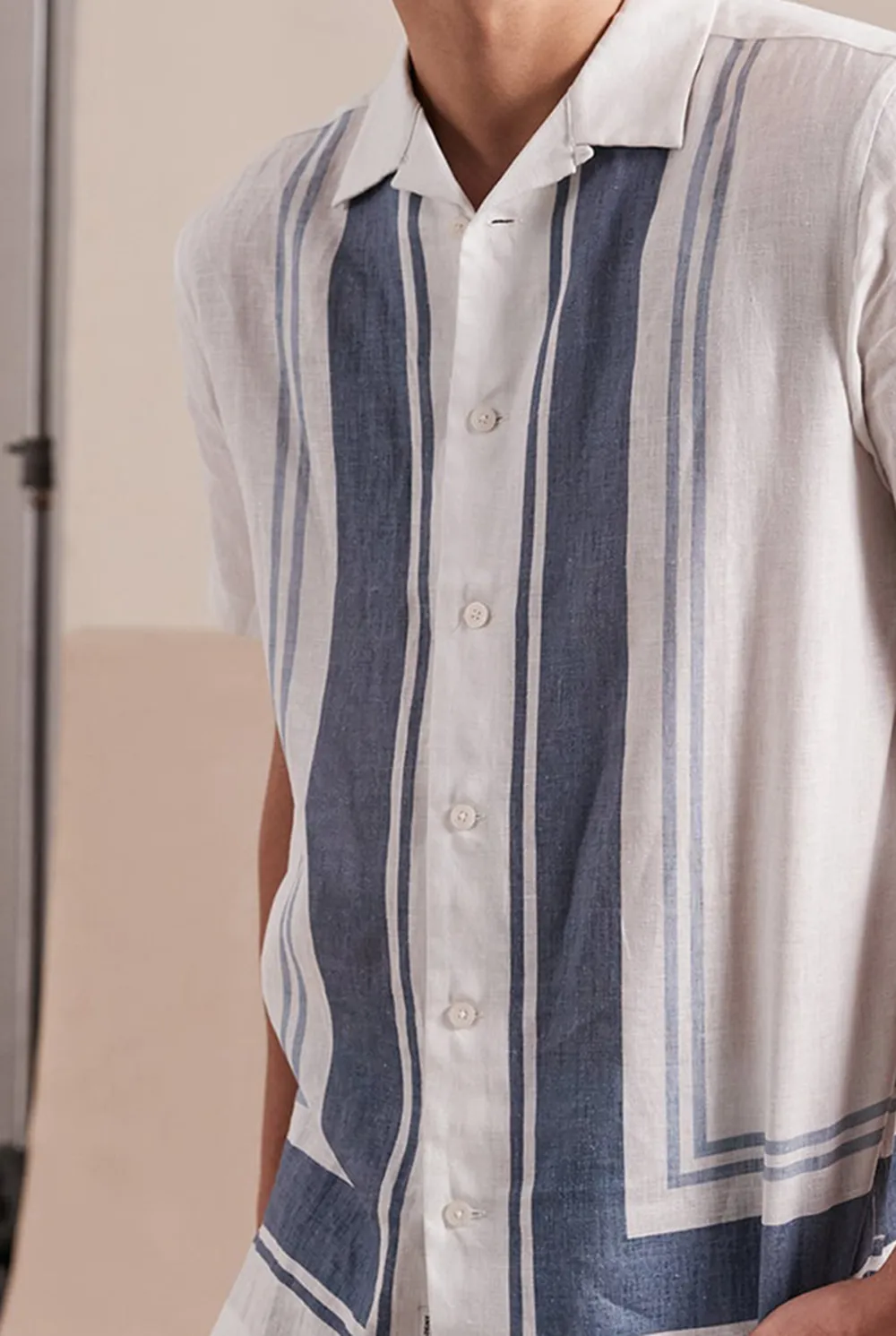 Abstract Art Print Short Sleeve Shirt