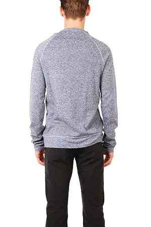 Long Sleeve Crewneck Wool Hoodie