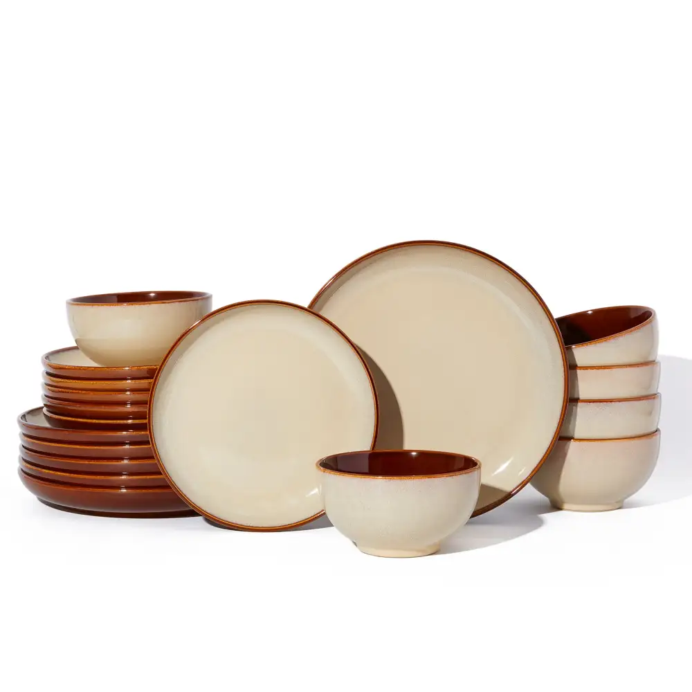 Round Ceramic Dining Set