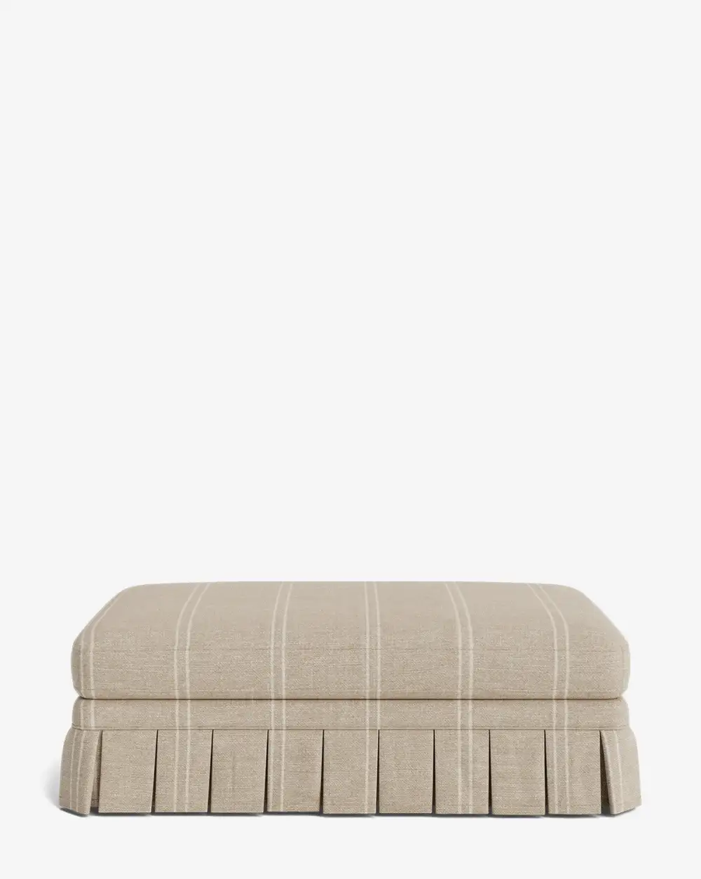 Everyday Pleated Ottoman