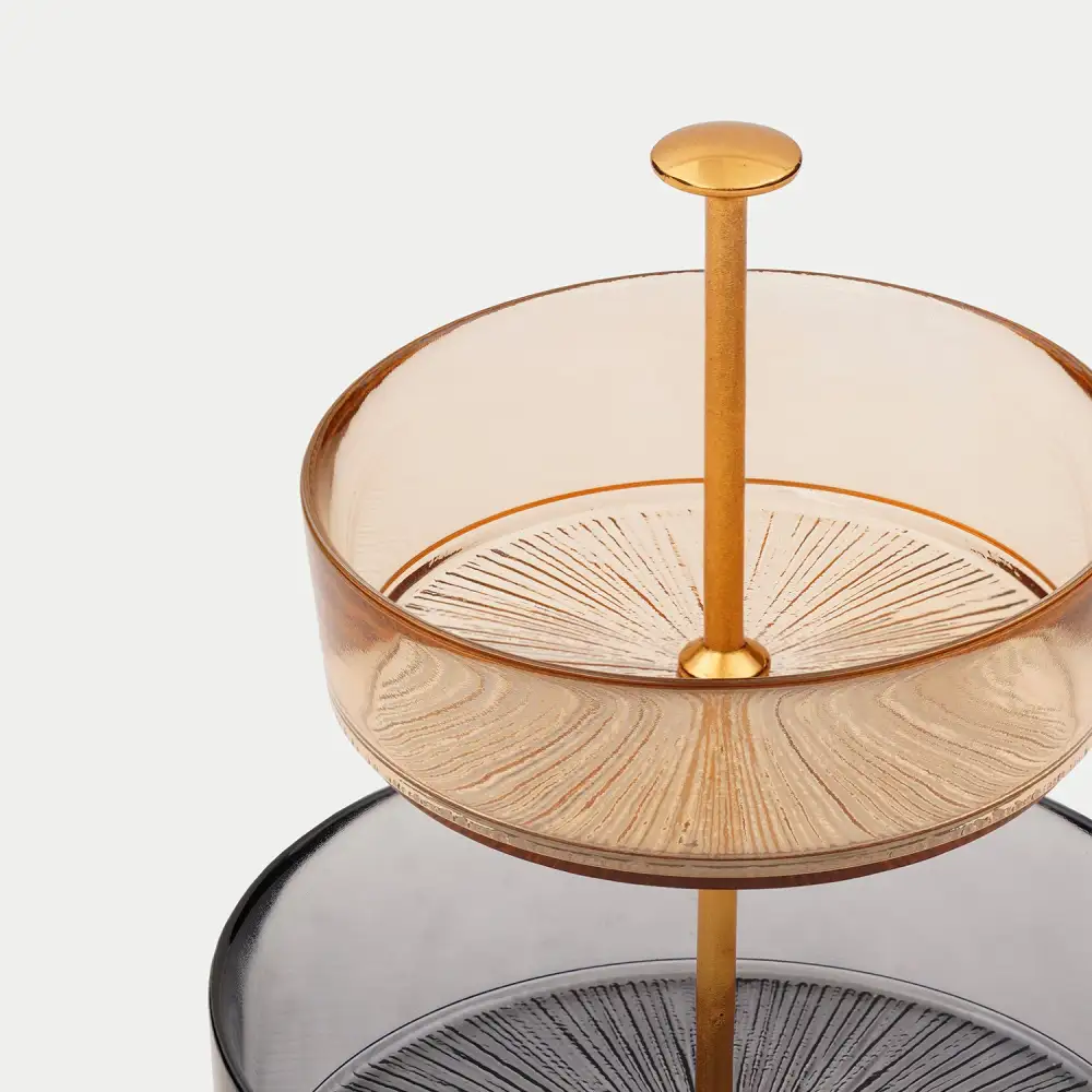 Amber Grey Dessert Stand
