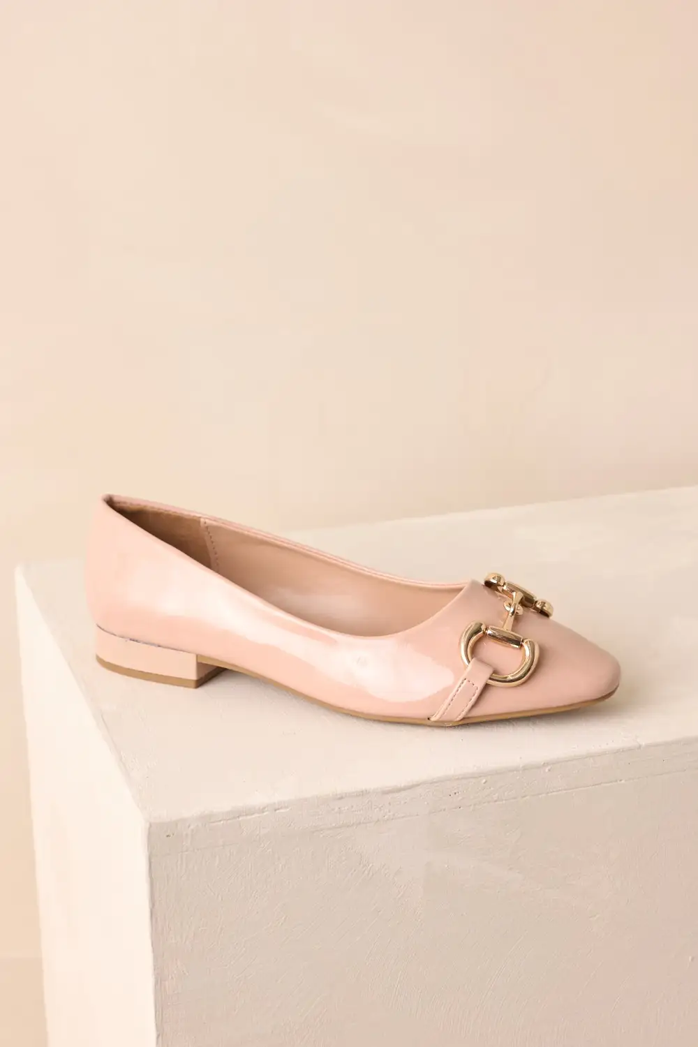 Pink Leather High Sandals