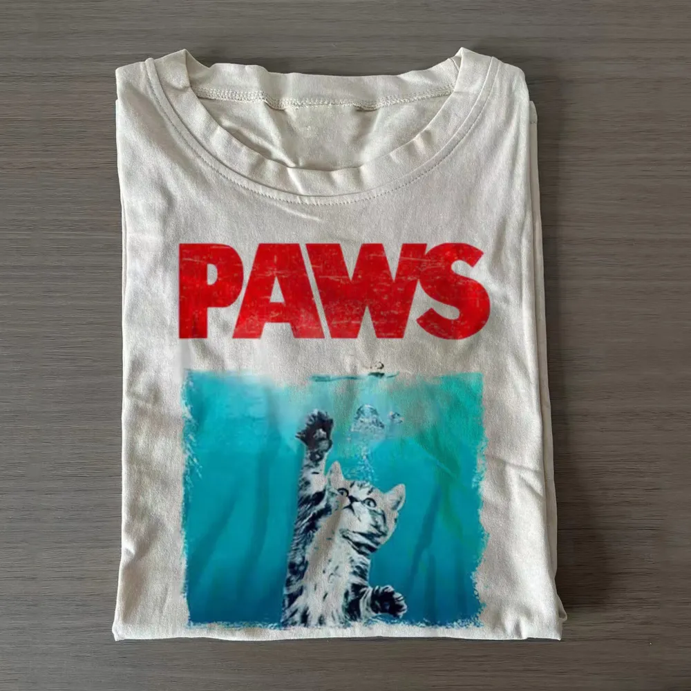 Paws Kitten Jaws Cute Cat Fun Tee