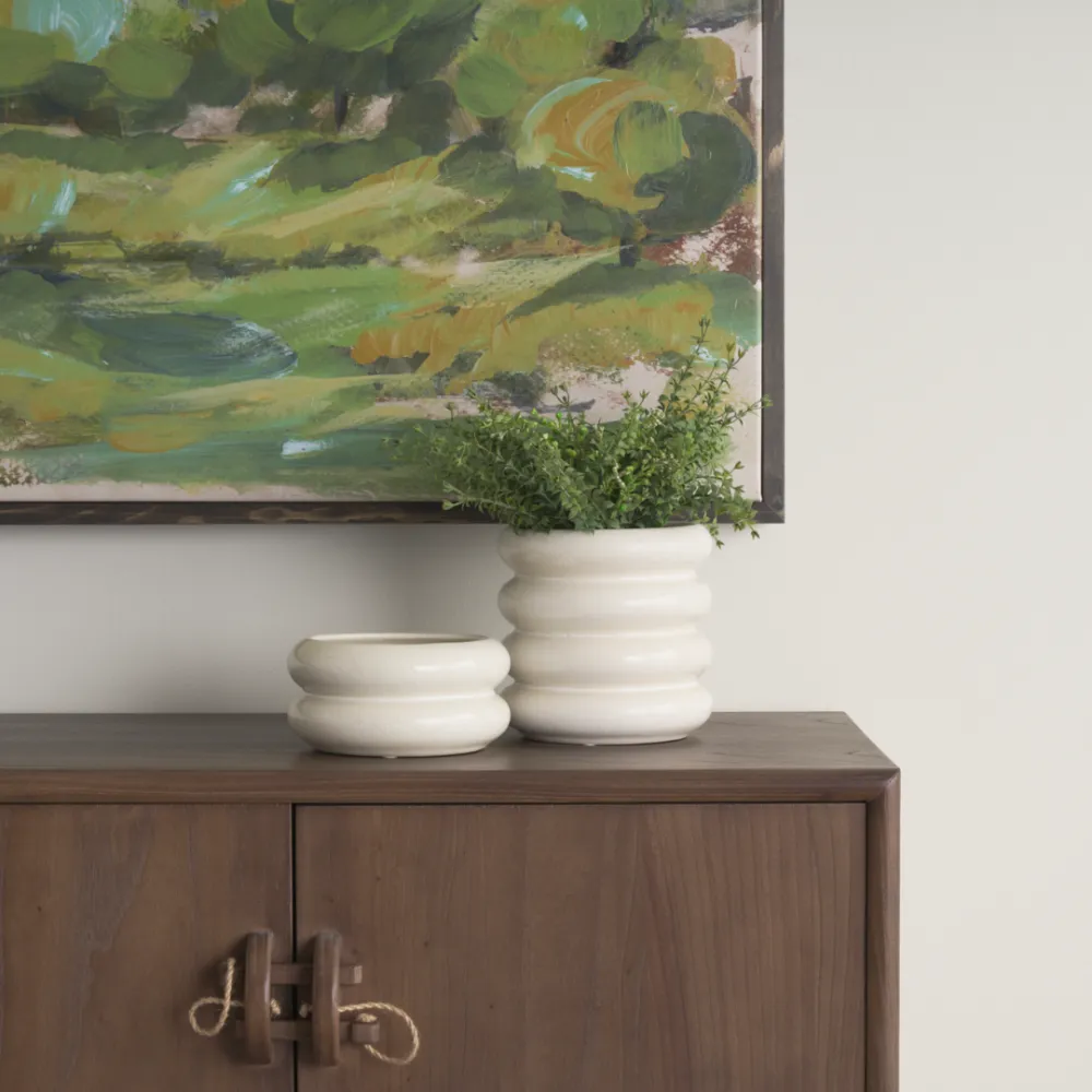 Polished Refined Decorative Planter Pot