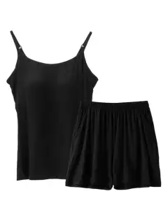 Classic Refined Pocketed Top and Shorts Matching Set