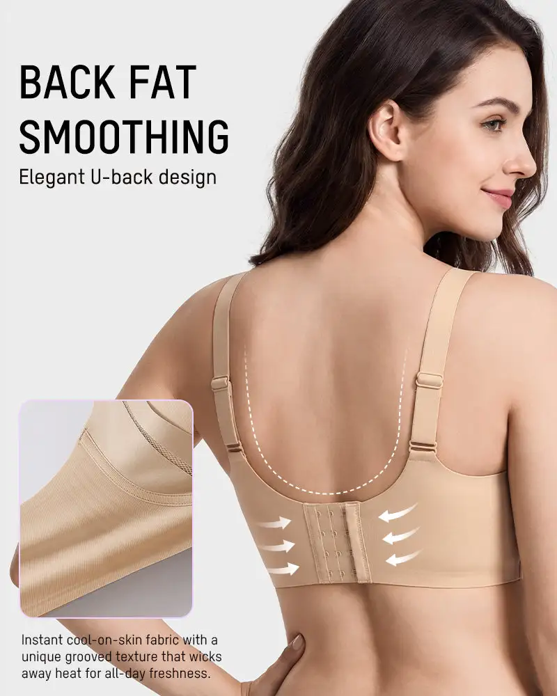 Invisible Seamless Minimizer Bra with Lift & Support