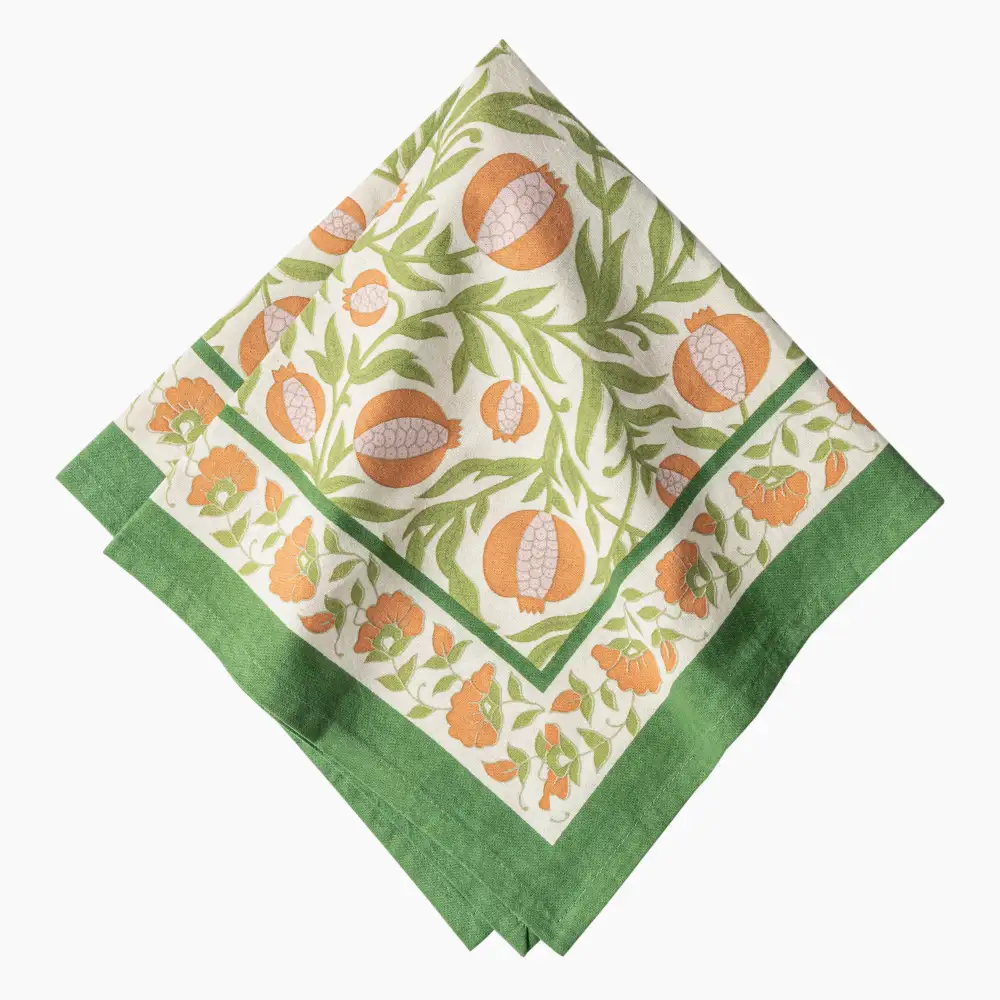 Textured Pomegranate Vine Napkin Set