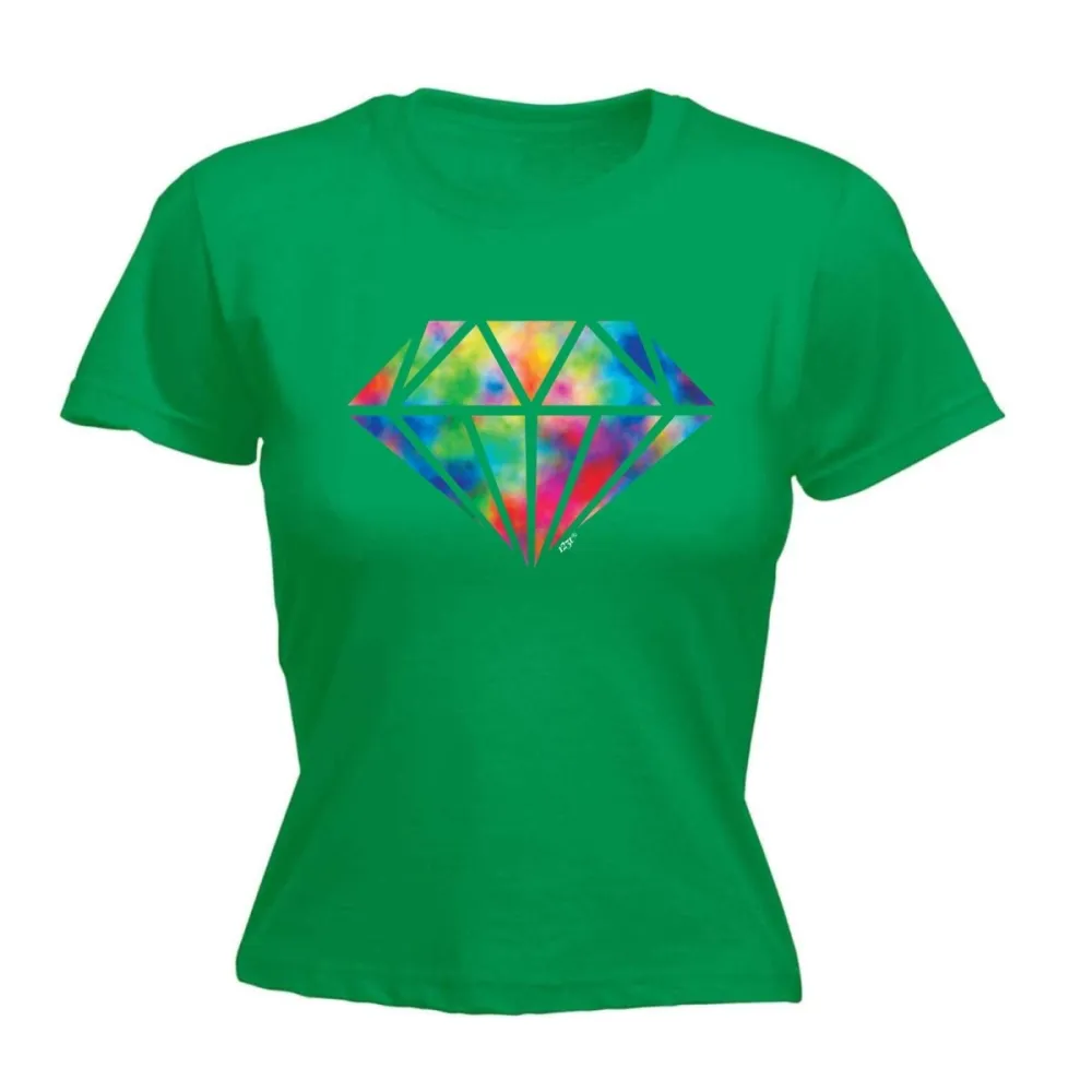 Acid Diamond Graphic Fitted Tee