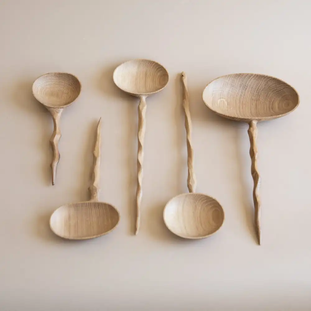 Crooked Handle Wooden Spoon