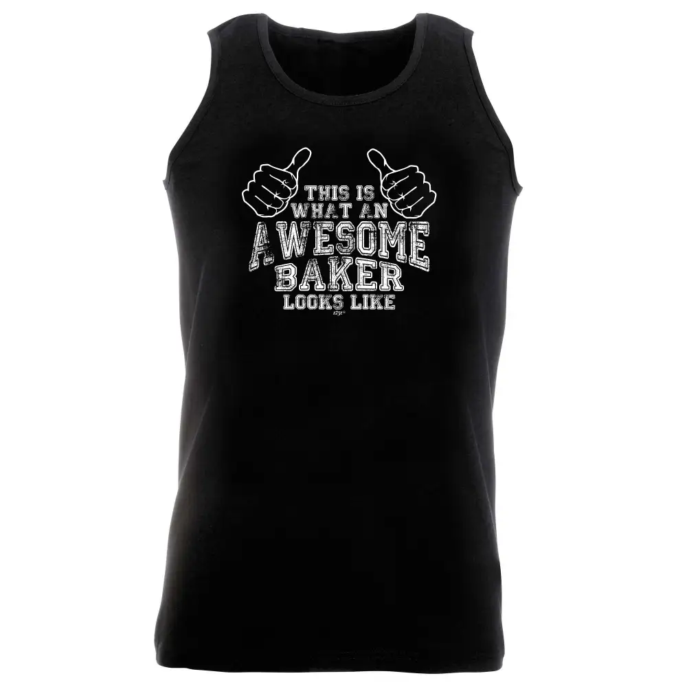 Awesome Baker Graphic Tank Top