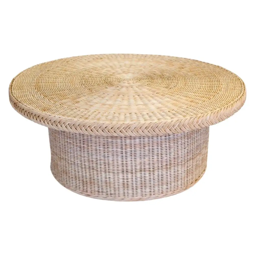 Wicker Round Coffee Table