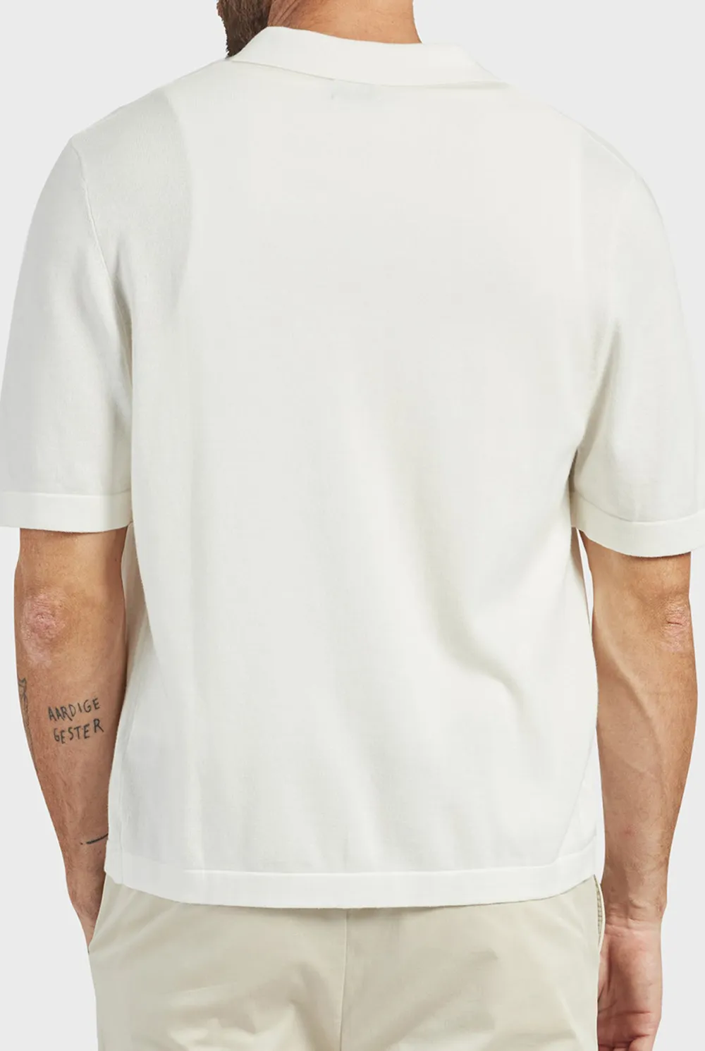 Knit SS Shirt- Winter white