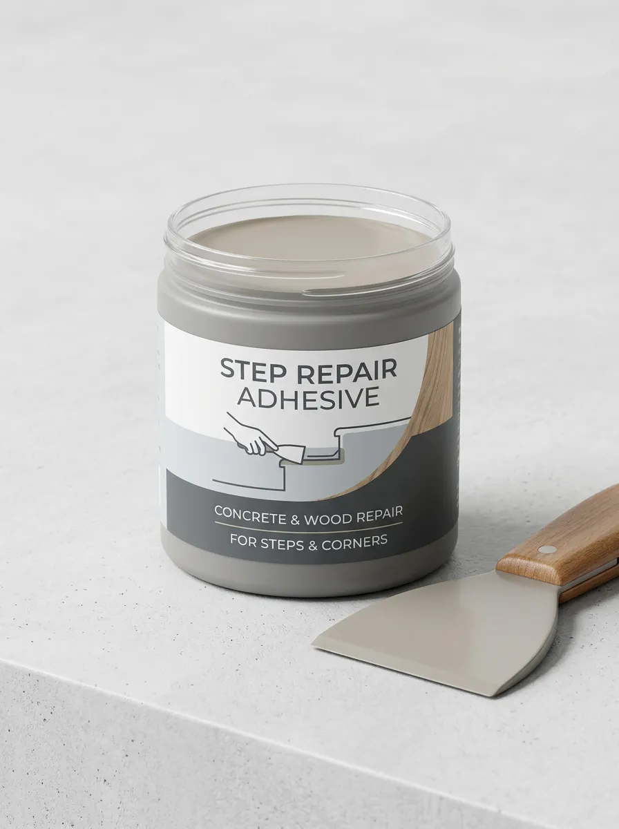 Classic Concrete Wood-Surface Step Repair Adhesive