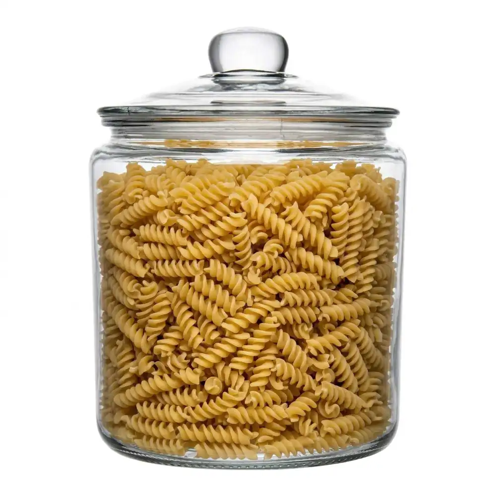 Glass-Lid Dry Goods Pantry Canister