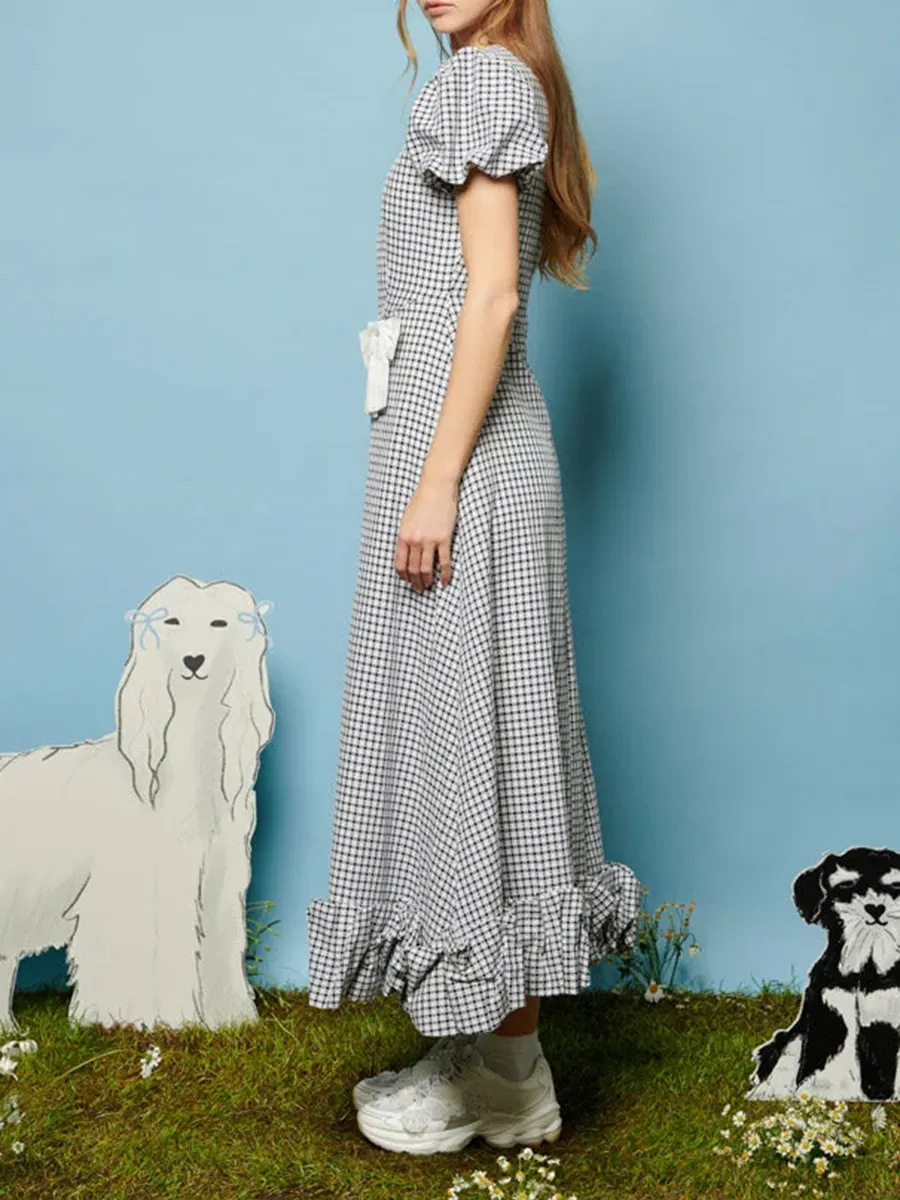 Crew Neck Midi Dress