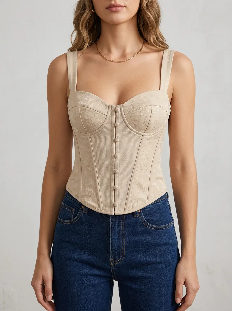 Classic Statement Women's Corset Top