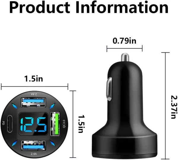Multi Port USB Car Charger