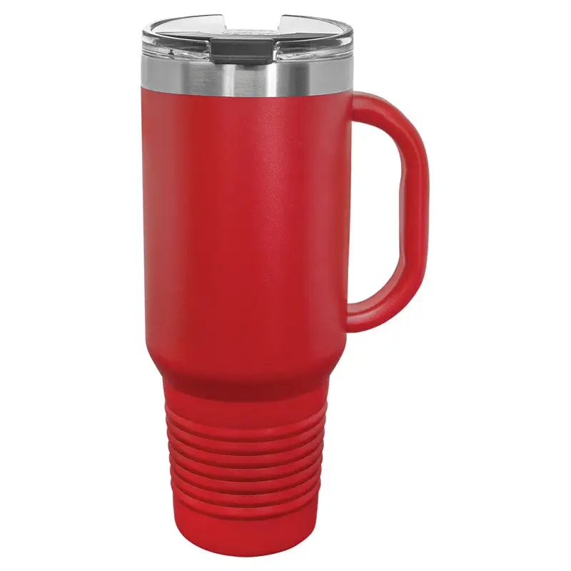 Travel Handled Straw Lid Travel Mug