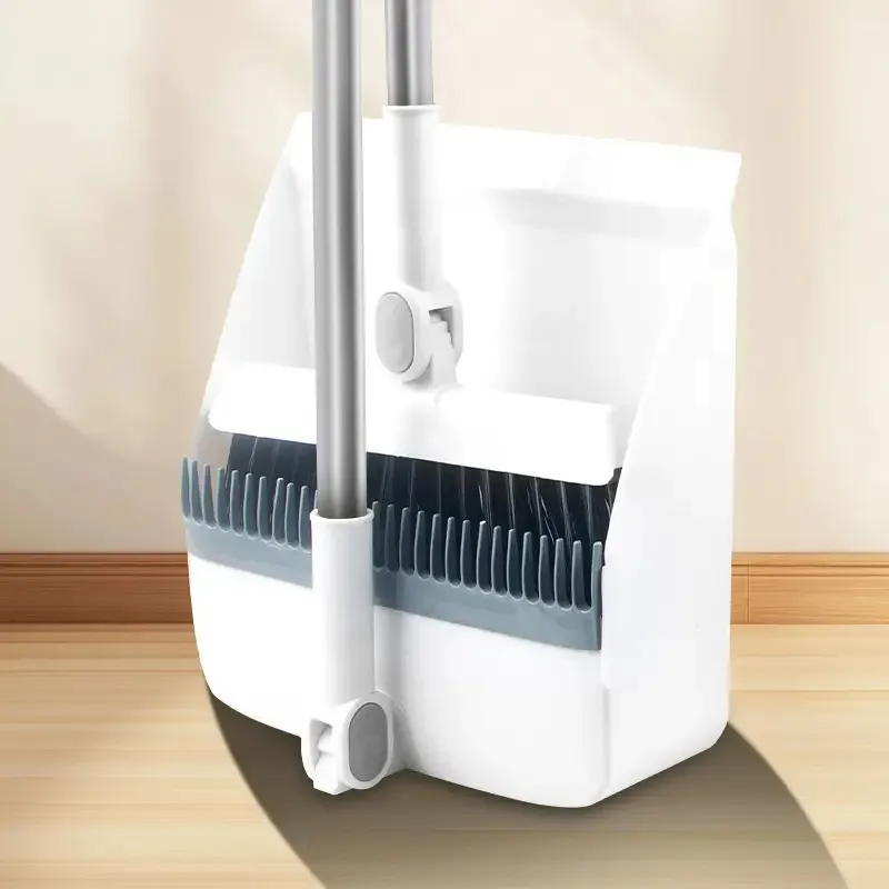 Household Extended Handle Broom And Dustpan Set
