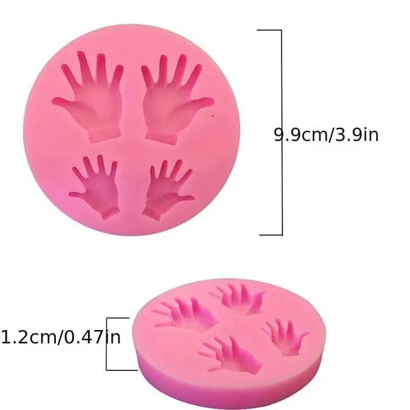 Mini Hand Silicone Mold