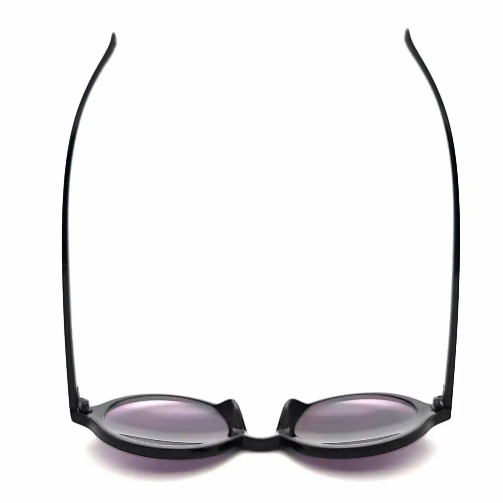Round Bifocal Amber-Lens Reading Sunglasses