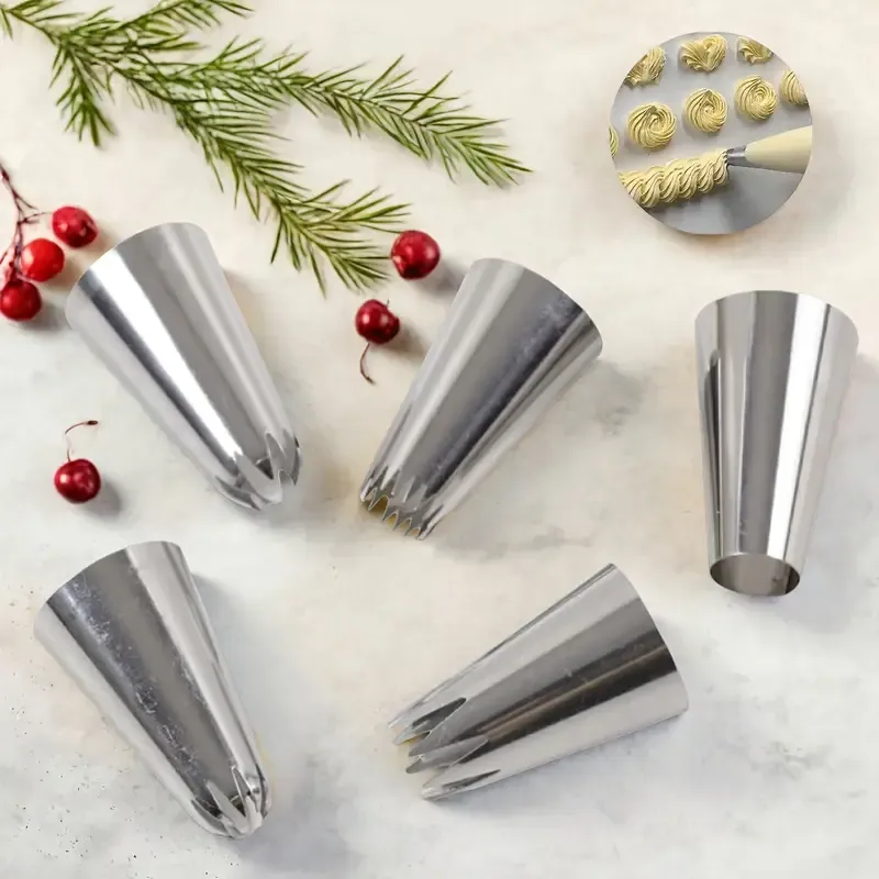 5pcs Piping Tips Set Cake Making Tools