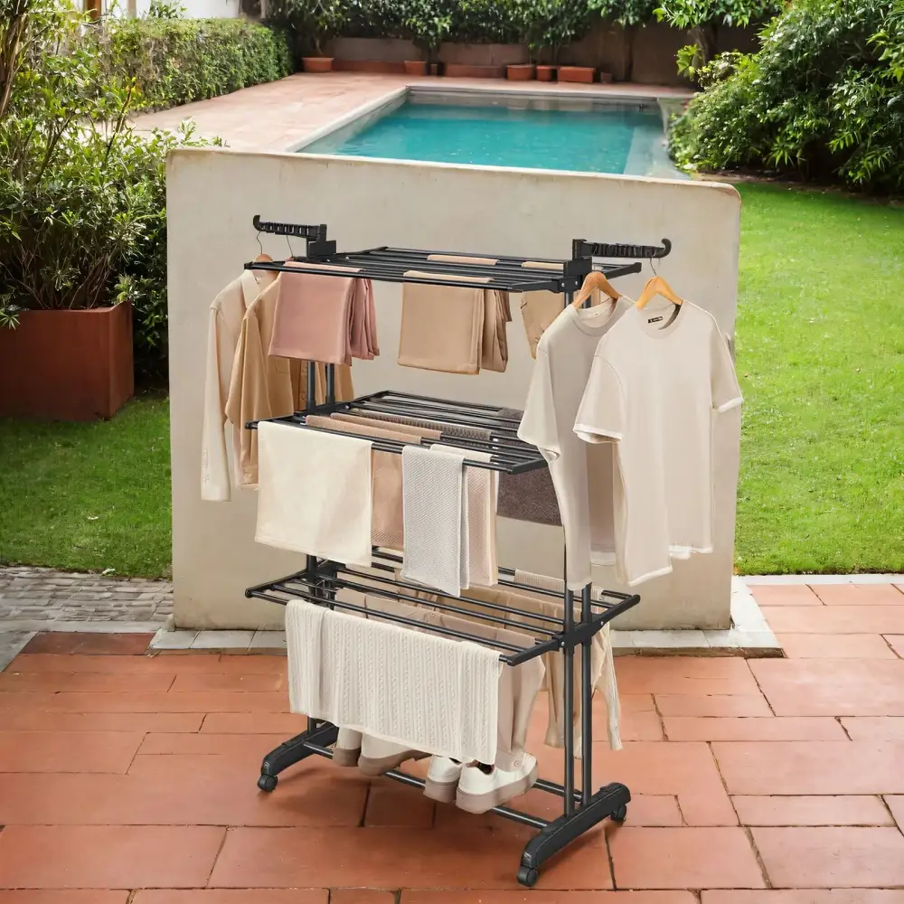 Versatile Tall Foldable Clothes Airer