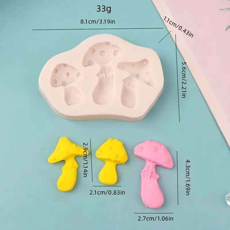 Mushroom Silicone Baking Mold