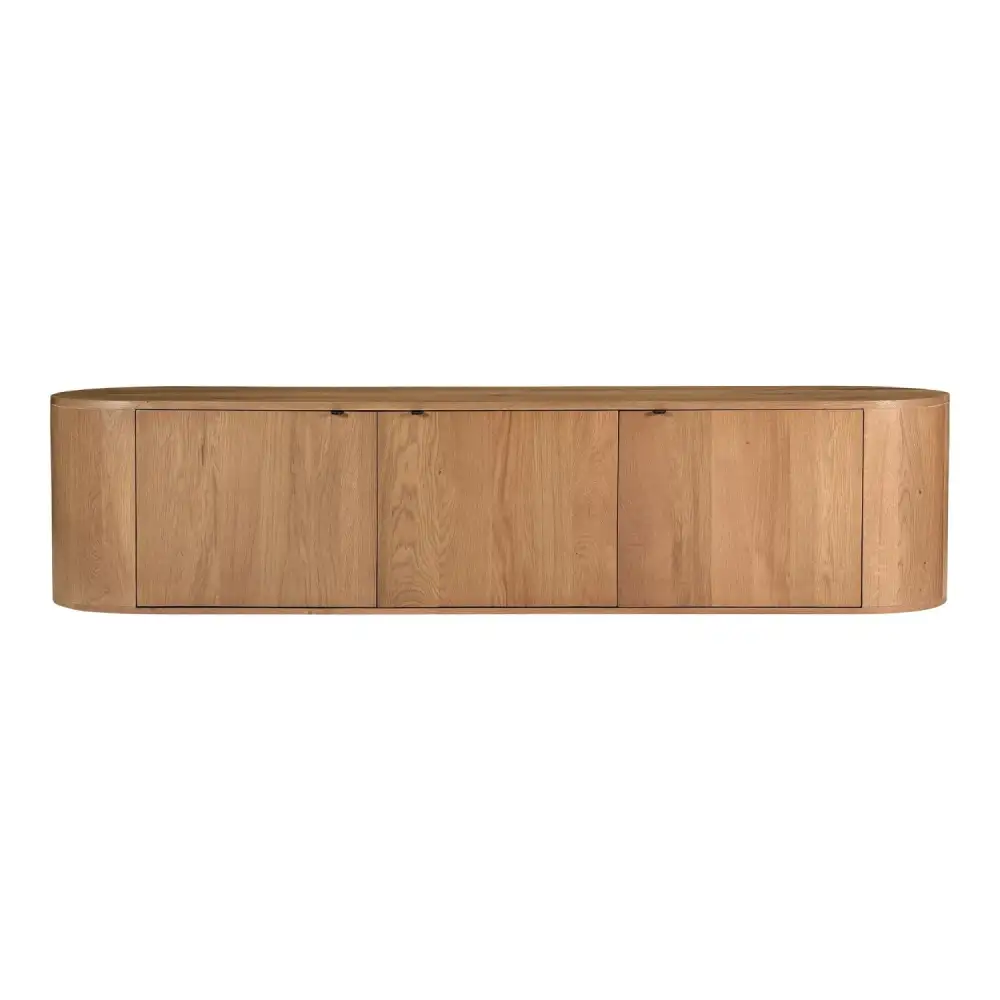 Three-Door Media Bench