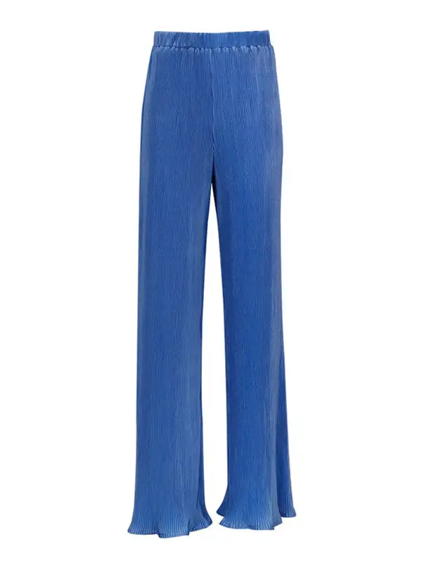 High Neck Tee Wide Leg Set