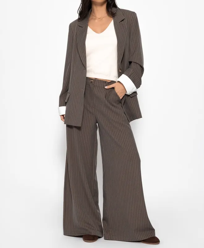 Brown Everyday Easy Clean Pants