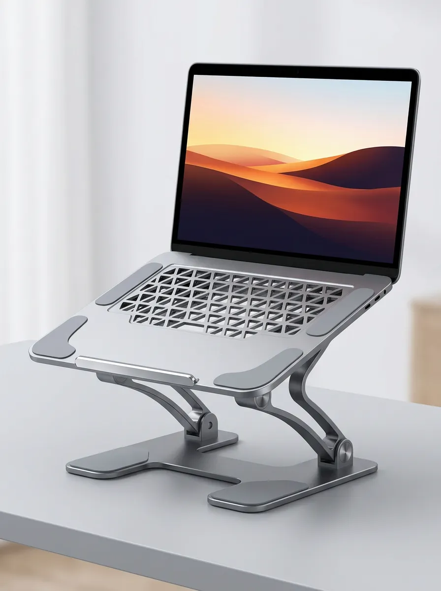 Ergonomic Aluminum Laptop Stand