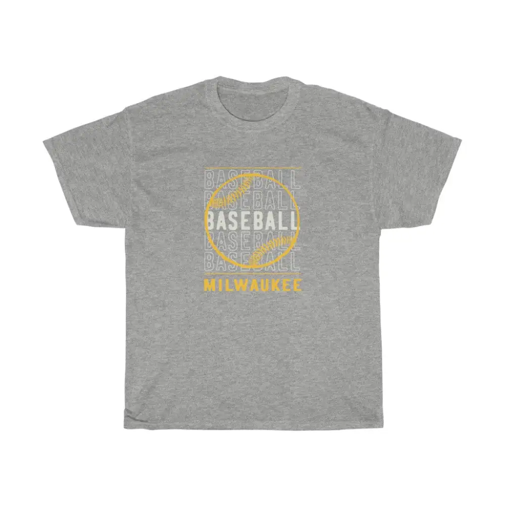Baseball Milwaukee with Baseball Graphic T-Shirt