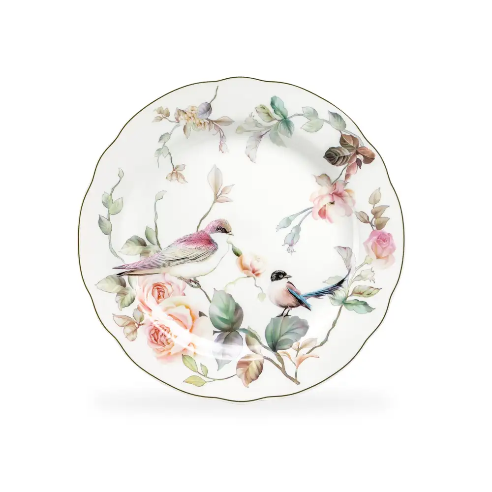 Magnolia Garden Porcelain Dessert Plate
