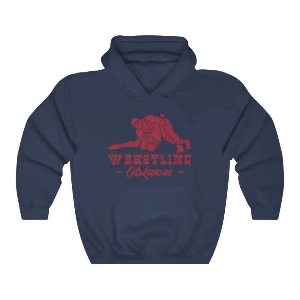 Everyday Sport Print Wrestling Graphic Pullover Hoodie