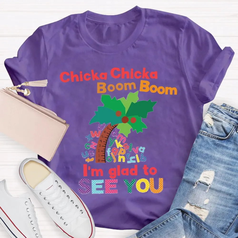 I'M Glad To See You Reading Teacher T-Shirt