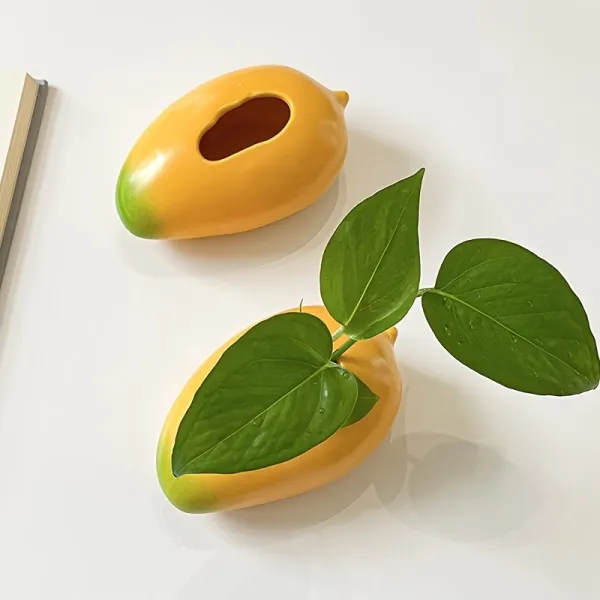Mango-Shaped Vase