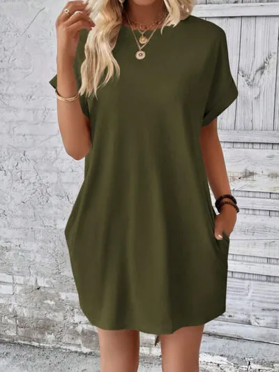 Classic Tee Short-Sleeve Cotton Mini Dress