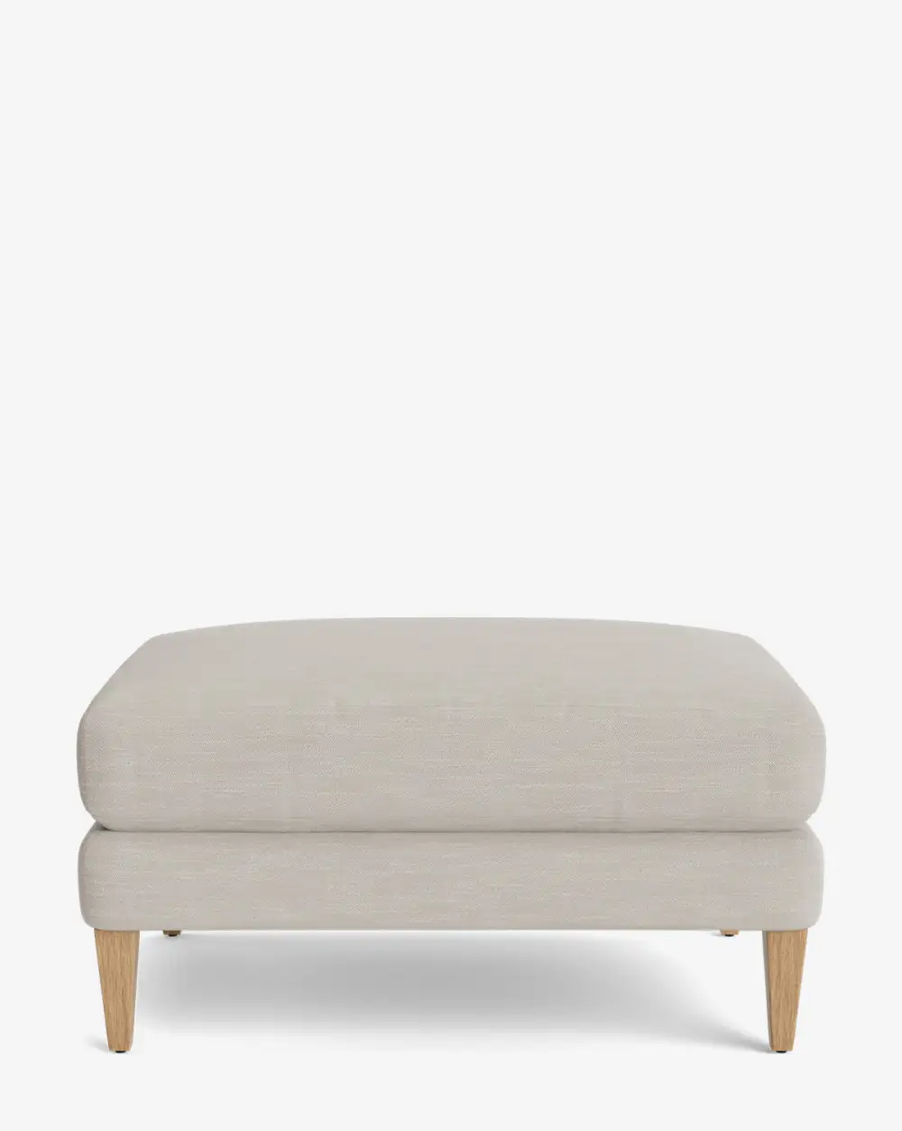 Modern Oak Ottoman