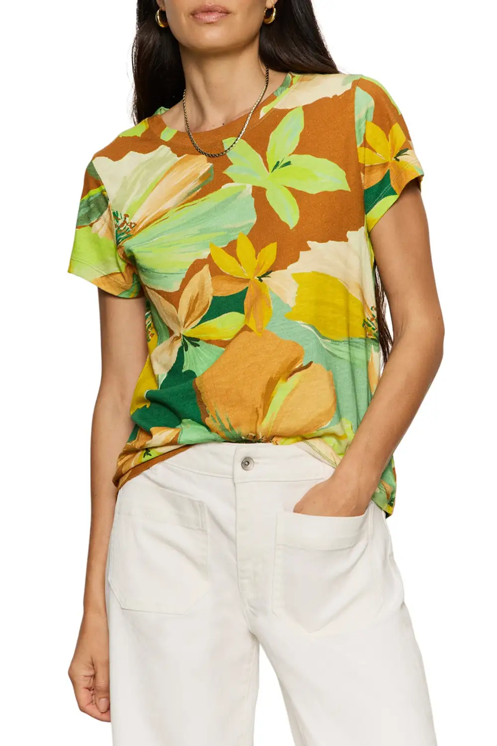 Floral Oversized Relaxed Tee