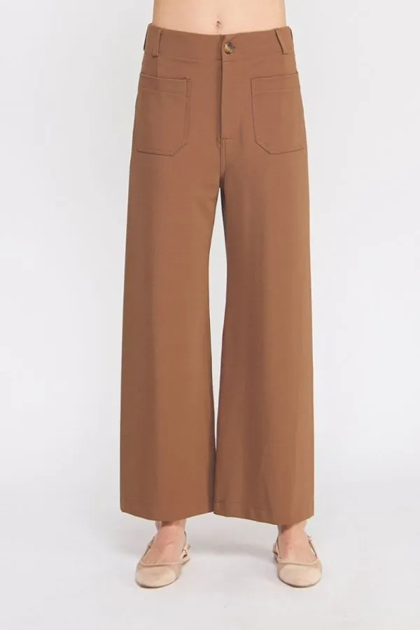 Wide Leg Cotton Pants