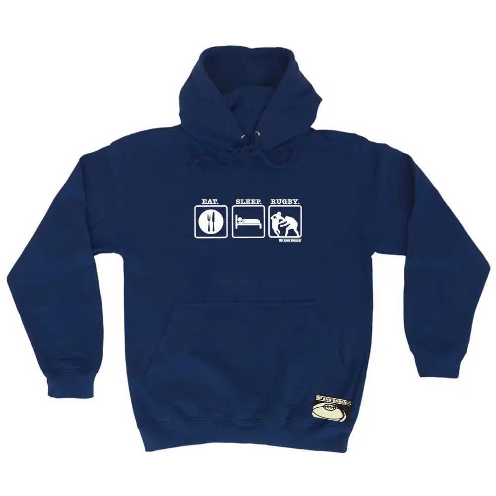 Rugby Routine Graphic Hoodie