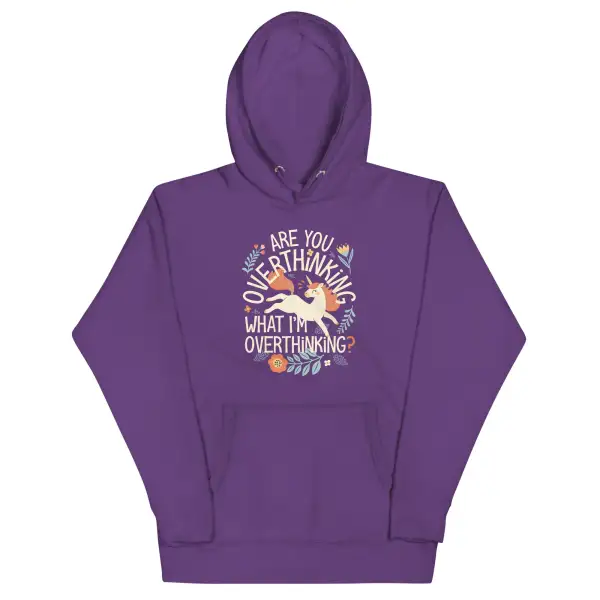 Overthinking Thought Graphic Hoodie